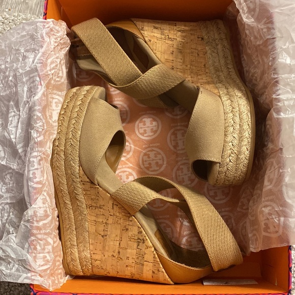 Tory Burch Wedge Shoes - Picture 7 of 11